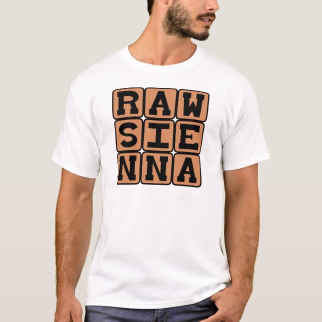 Raw Sienna, Colour T-Shirt (Front)