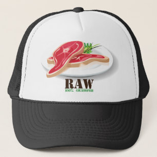 Raw Steak Organic Planet Hats