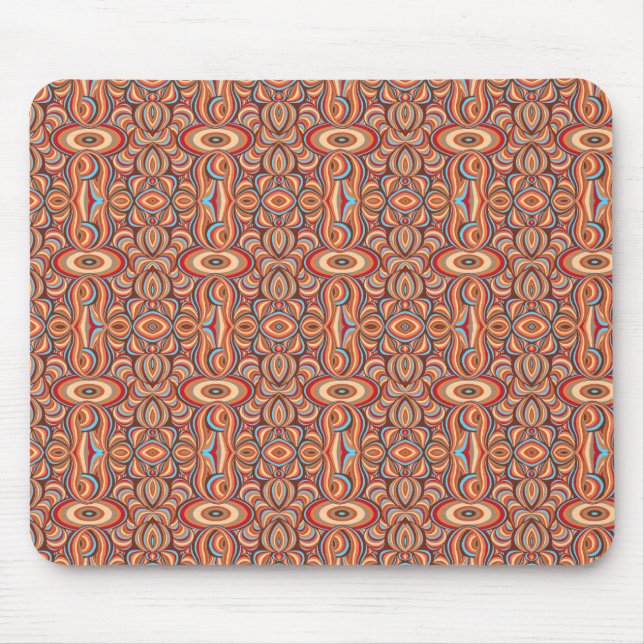 Raw Swirls Mouse Mat (Front)