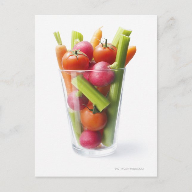 Raw vegetable shake postcard (Front)