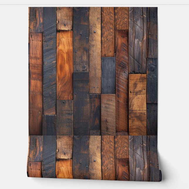 Raw Wood Texture Wallpaper (Unrolling)