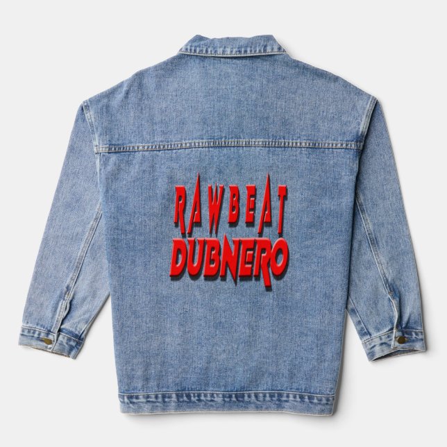 RAWBEAT DUBNERO Official Tshirt Denim Jacket (Back)