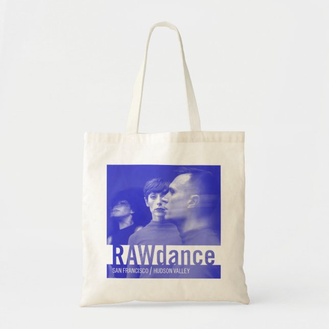 RAWdance Blurred Graphic Tote Bag (Front)