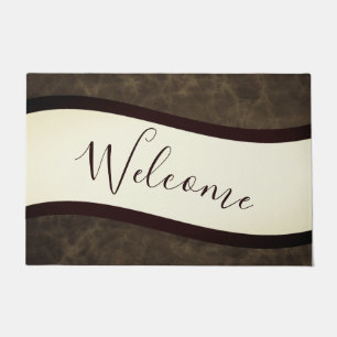 rawhide look doormat