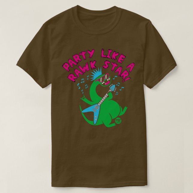 RAWK STAR T-Shirt (Design Front)