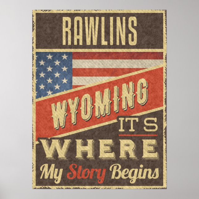 Rawlins Wyoming Poster (Front)