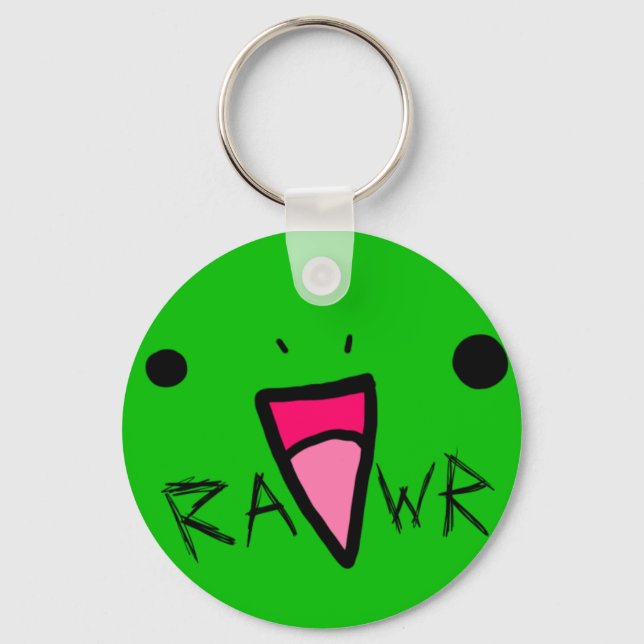 rawr dinosaur key ring (Front)