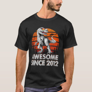 Rawr I'm 10 Kids 10 Year Old 10Th Birthday Boy T R T-Shirt