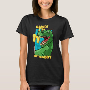 Rawr I'm 11 Birthday Boys 11th Birthday Dino Tyra T-Shirt