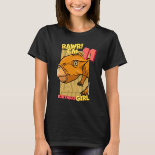 Rawr I'm 11 Birthday Girls 11th Birthday Dino Lep T-Shirt