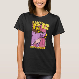 Rawr I'm 12 Birthday Boys 12th Birthday Dino Kentr T-Shirt