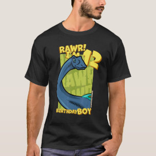 Rawr I'm 12 Birthday Boys 12th Birthday Dino Quae T-Shirt
