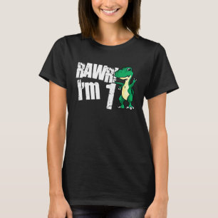 Rawr! I'm 1 years old Birthday Cute Dinosaur T-Shirt