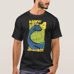 Rawr I'm 4 Birthday Boys 4th Birthday Dino Quaesit T-Shirt
