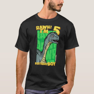 Rawr I'm 5 Birthday Boys 5th Birthday Dino Mussaur T-Shirt
