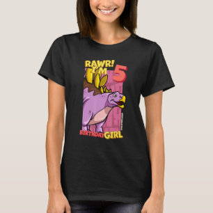 Rawr I'm 5 Birthday Girls 5th Birthday Dino Kentro T-Shirt