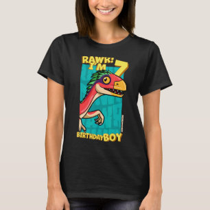 Rawr I'm 7 Birthday Boys 7th Birthday Dino Deinon T-Shirt