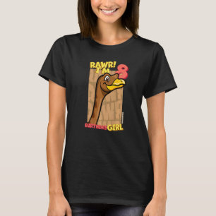 Rawr I'm 8 Birthday Girls 8th Birthday Dino Gallim T-Shirt