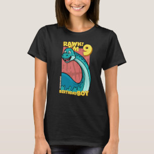 Rawr I'm 9 Birthday Boys 9th Birthday Dino Brontos T-Shirt