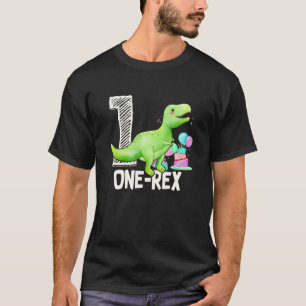 Rawr I'm One Rex 1st Birthday  1 Years Old Dinosau T-Shirt