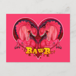 Rawr Love-a-saurus Postcard