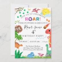 Rawr-some Dinosaur 4th Birthday Party