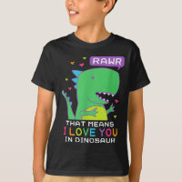 Rawr That Means I Love You In Dinosaur Scene Valen