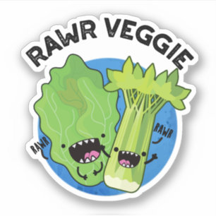 Rawr Veggie Funny Food Pun