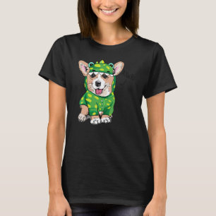 Rawr Welsh Corgi Dinosaur Costume Dog T-Shirt