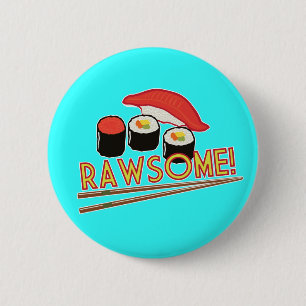 Rawsome! 6 Cm Round Badge