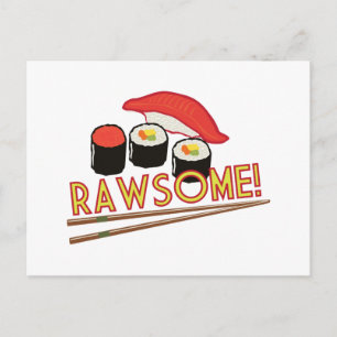 Rawsome! Postcard