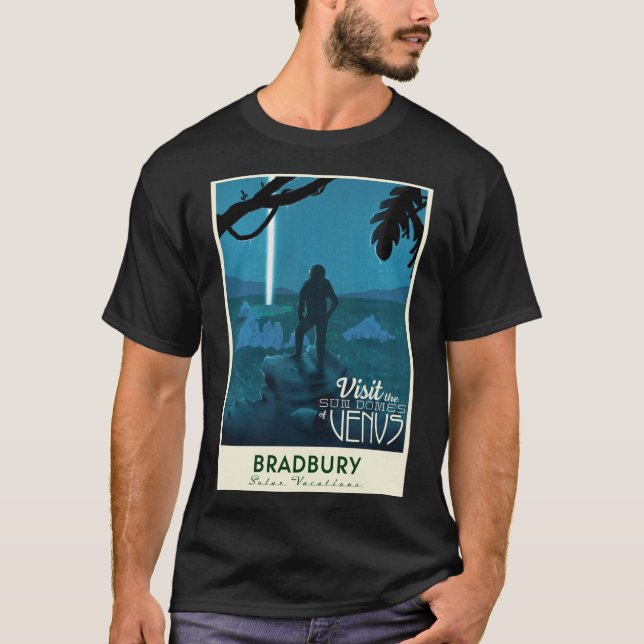 Ray Bradbury - “The Long Rain” Travel   T-Shirt (Front)
