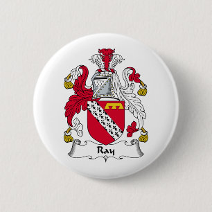 Ray Family Crest 6 Cm Round Badge