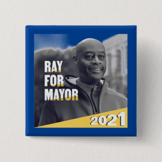 Ray McGuire NYC Mayor 2021 15 Cm Square Badge