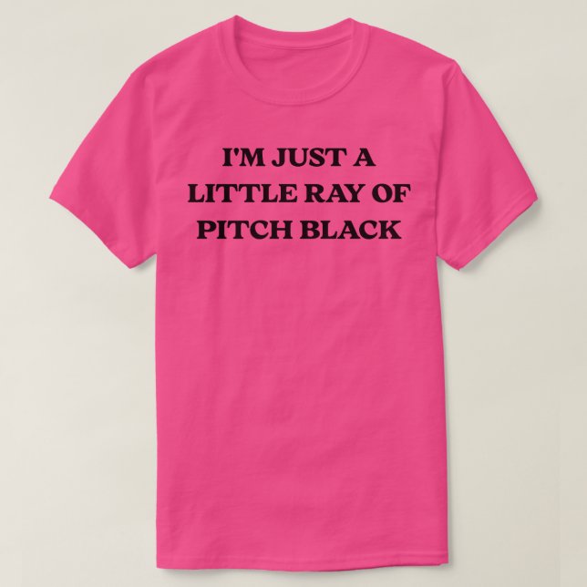 Ray of Pitch Black T-Shirt (Design Front)