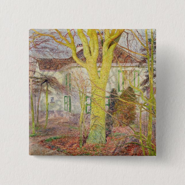 Ray of Sunlight or, Zonneschijn, April 1899 15 Cm Square Badge (Front)