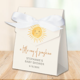 Ray Of Sunshine Baby Shower Favour Box