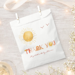 Ray of Sunshine   Boho Summer Thank You  Favour Bags