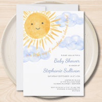 Ray Of Sunshine Boy's Baby Shower