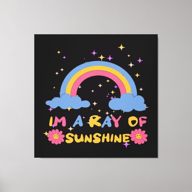 Ray of sunshine canvas print (Front)
