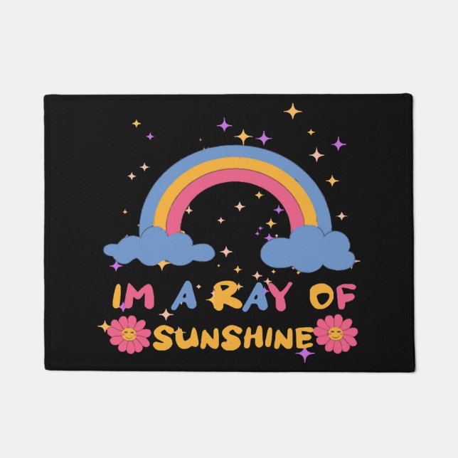 Ray of sunshine doormat (Front)
