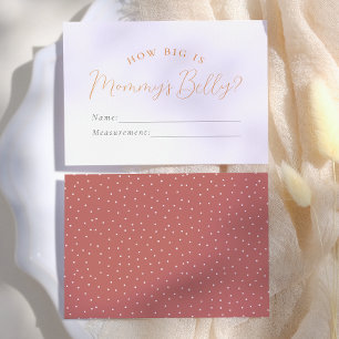 Ray of Sunshine How Big Is Mummy's Belly Answer Enclosure Card