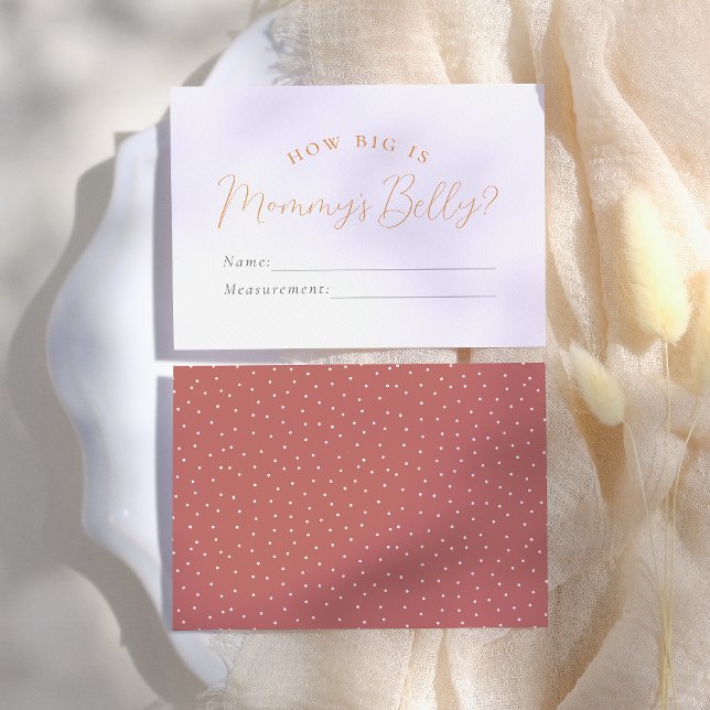 Ray of Sunshine How Big Is Mummy's Belly Answer Enclosure Card (Creator Uploaded)