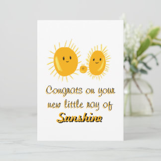 Ray of Sunshine  Invitation