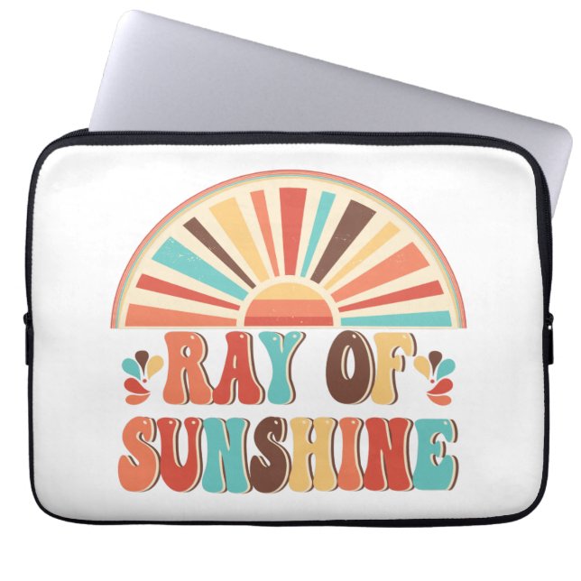 Ray of Sunshine Laptop Sleeve (Front)