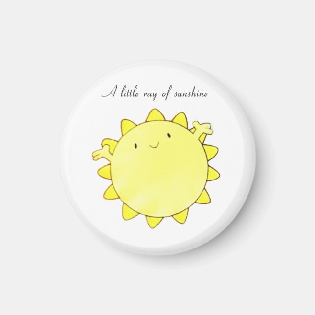 Ray of sunshine magnet (Front)