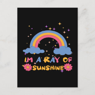 Ray of sunshine postcard