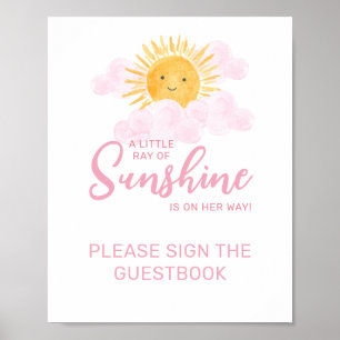 Ray Of Sunshine Sign The Guestbook Sign