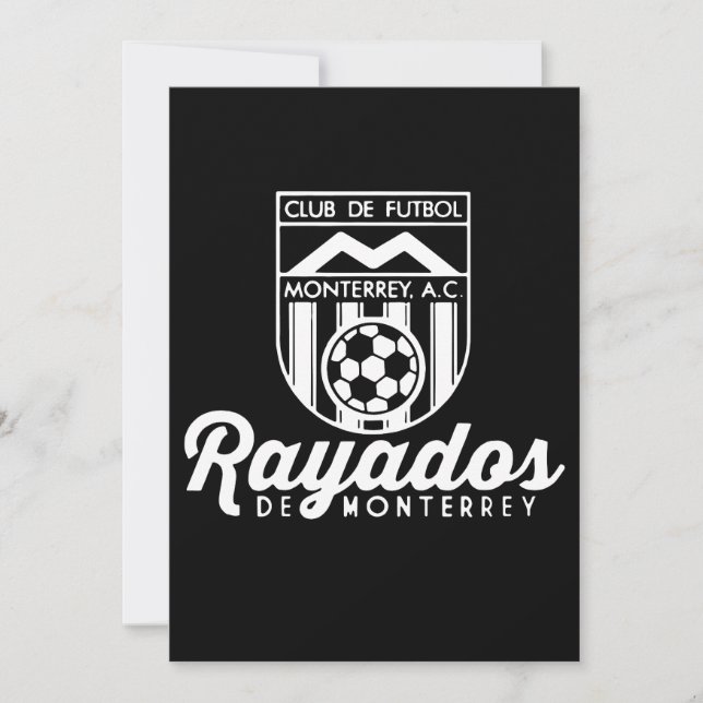 Rayados De Monterrey Mexico Retro 86 Futbol Soccer (Front)