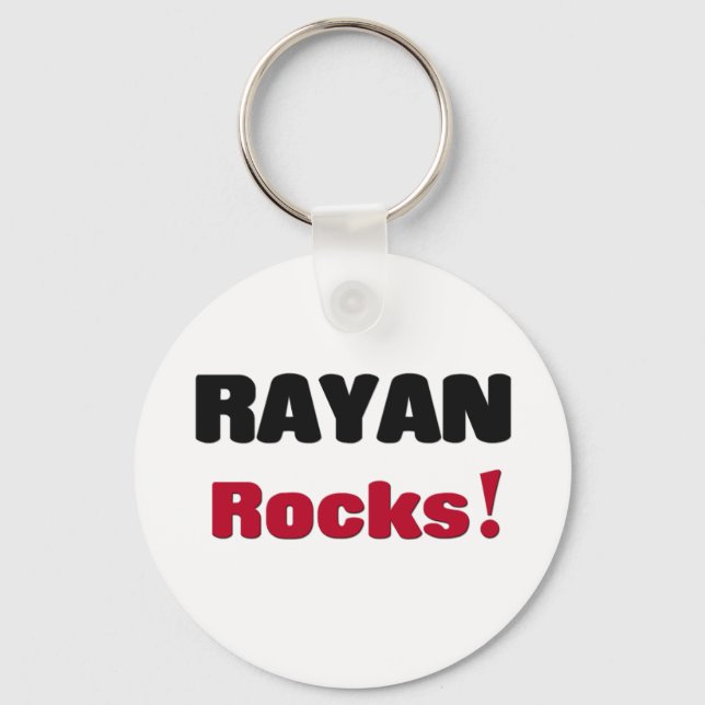 Rayan Rocks Key Ring (Front)